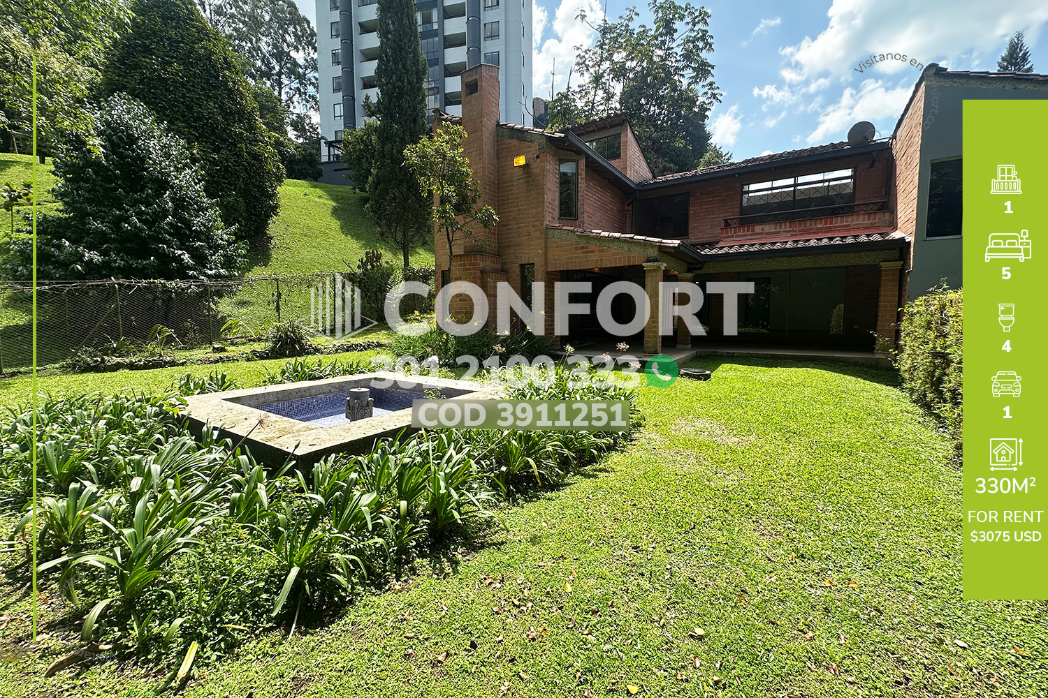 House for rent in San Lucas, Medellín