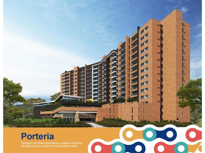 Apartamento de 3 alcobas en venta en El Porvenir, Rionegro, 89 m² · foto 4 de 7