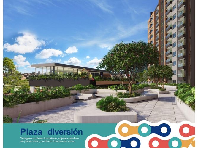 Apartamento de 3 alcobas en venta en El Porvenir, Rionegro, 89 m² · foto 5 de 7