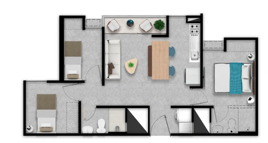 Apartamento de 3 alcobas en venta en Girardot, Ricaurte, 57 m² · foto 4 de 15