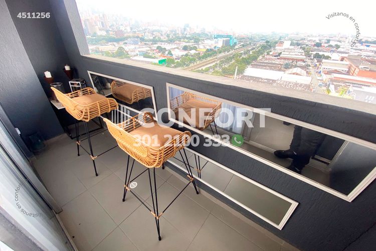 Apartamento de 3 alcobas en arriendo en Shellmar, Medellín, 75 m² · foto 3 de 24