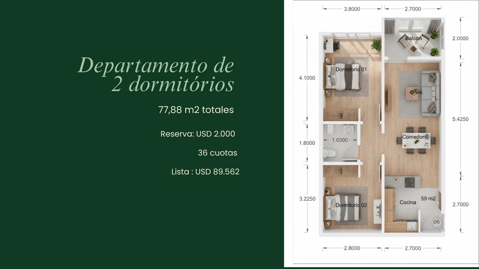 VENDO DEPARTAMENTO EN CONSTRUCCION, EDIFICIO SEPTIMO, ZONA INMEJORABLE CON ALTA DEMANDA, CDE — foto 2