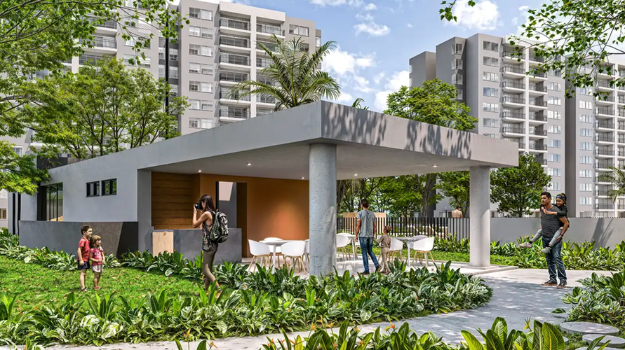 Apartamento de 2 alcobas en venta en Santa Barbara, Palmira, 84 m² · foto 3 de 6