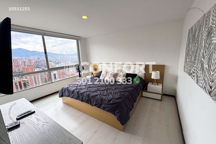 Apartamento de 2 alcobas en arriendo en Castropol, Medellín, 110 m² · foto 12 de 24
