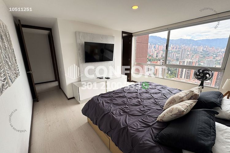 Apartamento de 2 alcobas en arriendo en Castropol, Medellín, 110 m² · foto 13 de 24