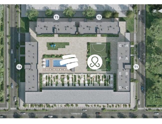 Apartamento de 2 alcobas en venta en Valle Del Lili, Cali, 56 m² · foto 6 de 17