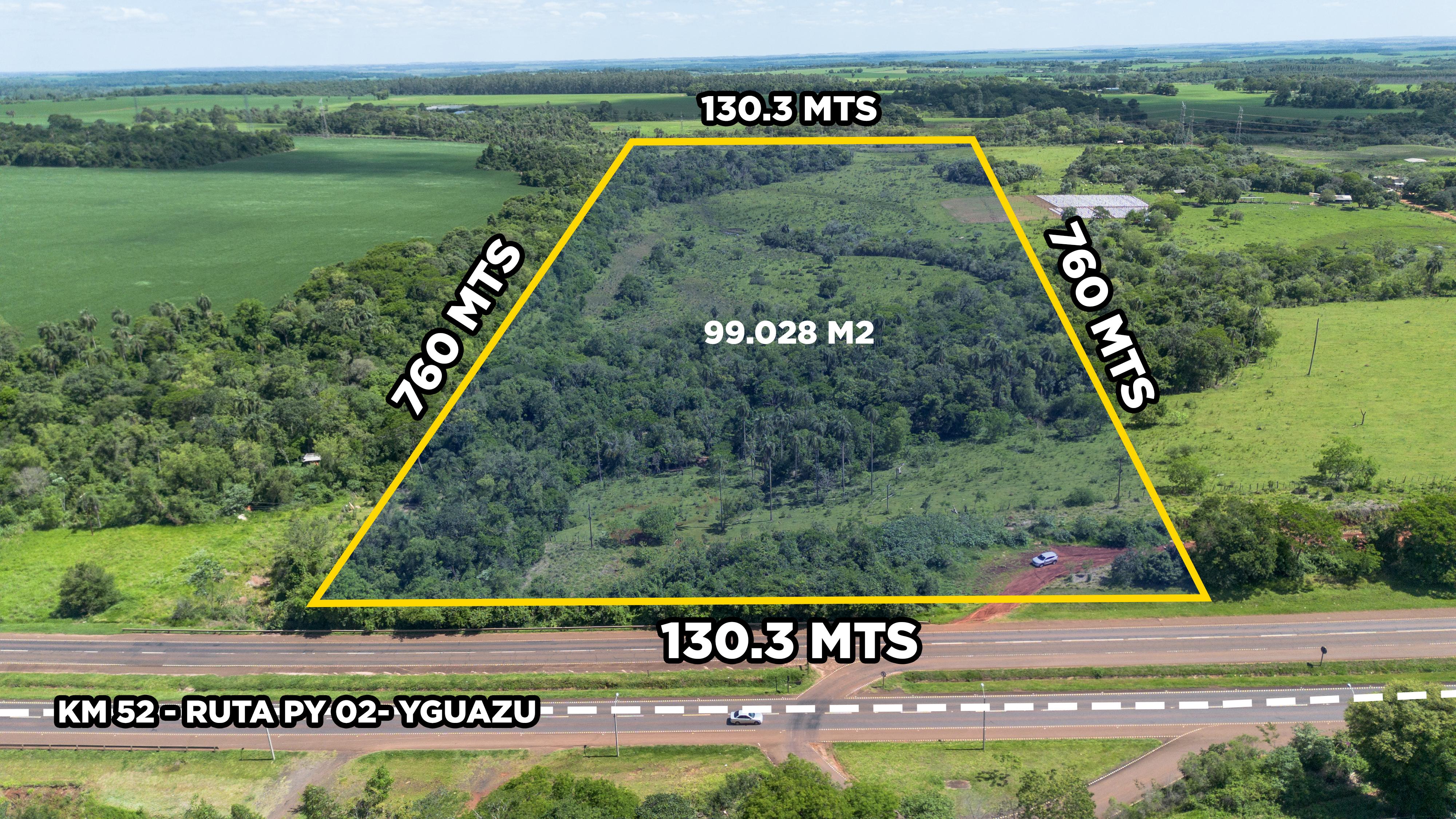 OPORTUNIDAD COMERCIAL EN RUTA PY02 – KM 52 | DISTRITO DE YGUAZU | 10 Hectáreas — foto 3