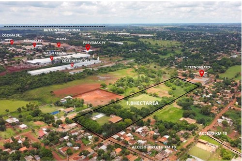 En venta terreno de 1 hectárea en km 12 Ciudad del Este — foto 3