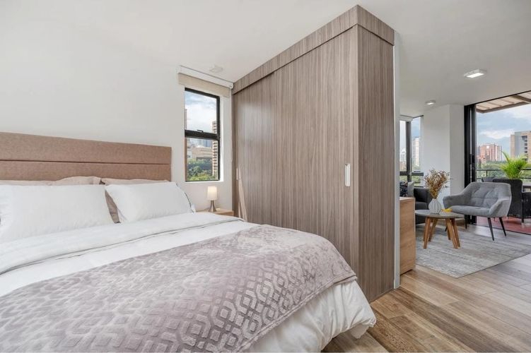 Apartamento de 1 alcoba en arriendo en El Poblado, Medellín, 48 m² · foto 6 de 9