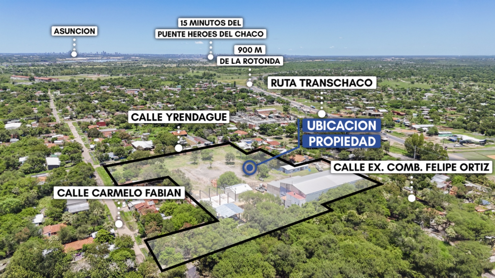 DOS HECTAREAS EN REMANSITO - VILLA HAYES EN VENTA — foto 2