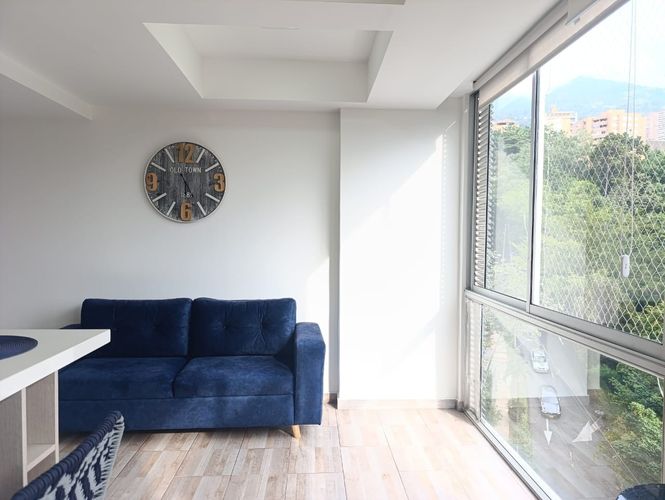 Apartamento de 1 alcoba en arriendo en El Poblado, Medellín, 45 m² · foto 2 de 12
