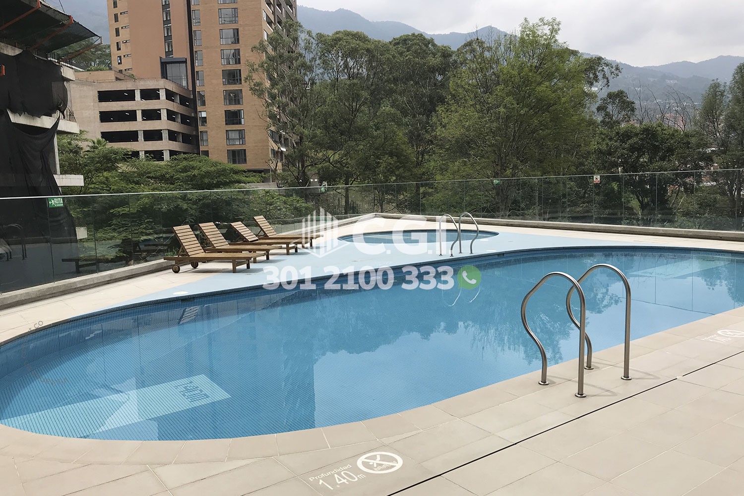 Apartamento en arriendo en Altos Del Poblado, Medellín · foto 22 de 23