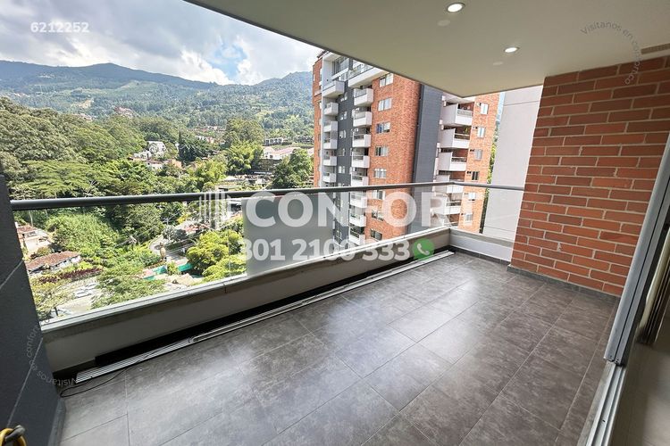 Apartamento de 3 alcobas en arriendo en Loma Del Esmeraldal, Envigado, 108 m² · foto 2 de 24