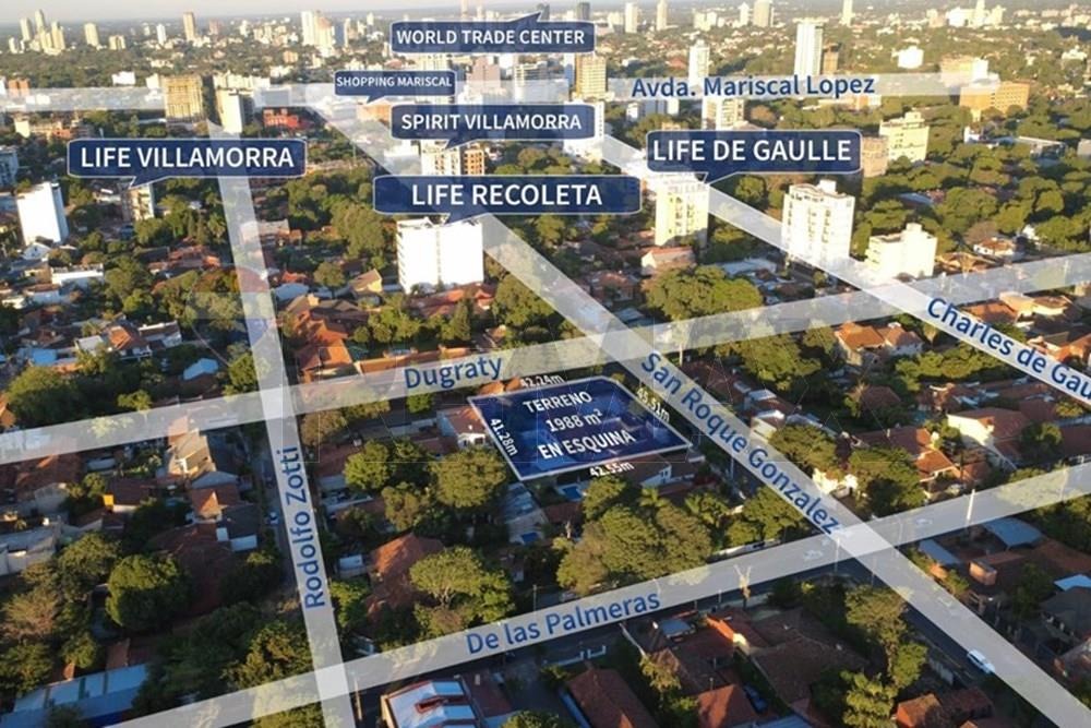 AMPLIO TERRENO EN ESQUINA EN RECOLETA, ASUNCIÓN EN VENTA — foto 2
