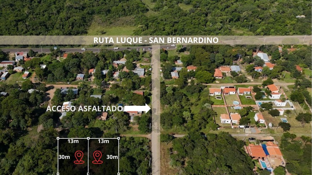 Vendo terrenos 390m2 en San Bernardino — foto 2
