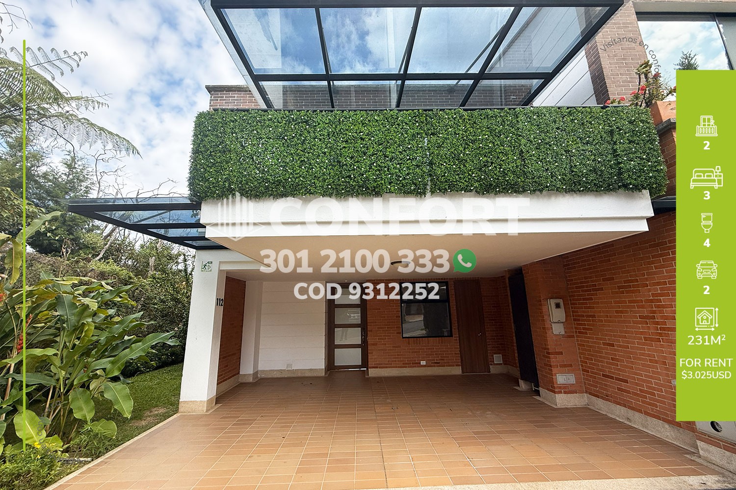 Casa en Arriendo en Loma del Esmeraldal, Envigado