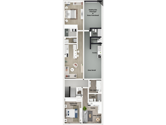 Apartaestudio en venta en La Española, Bogotá, 39 m² · foto 6 de 7