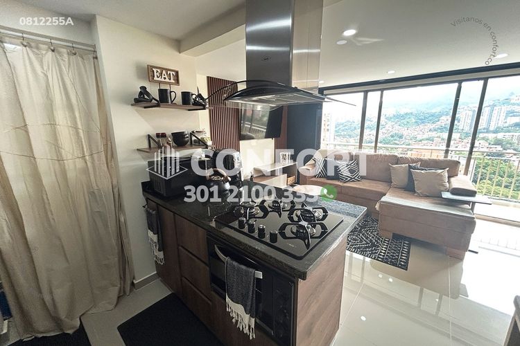 Apartamento de 2 alcobas en arriendo en Loma De Los Bernal, Medellín, 65 m² · foto 8 de 24