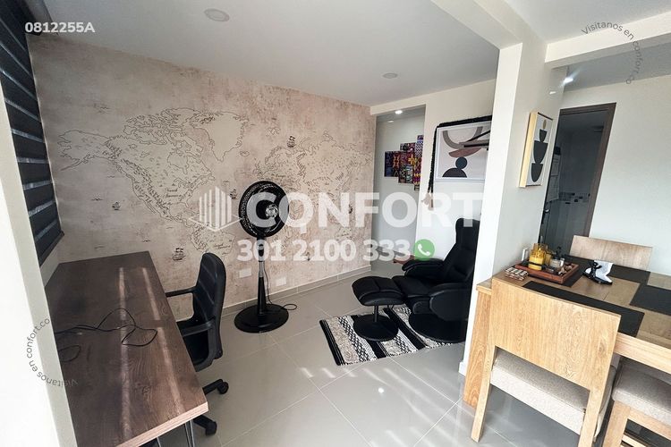 Apartamento de 2 alcobas en arriendo en Loma De Los Bernal, Medellín, 65 m² · foto 13 de 24