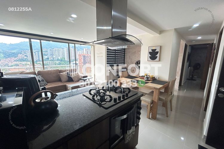 Apartamento de 2 alcobas en arriendo en Loma De Los Bernal, Medellín, 65 m² · foto 6 de 24