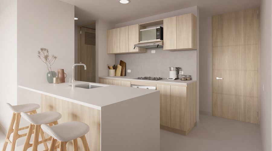 Apartamento de 2 alcobas en venta en Valle Del Lili, Cali, 68 m² · foto 4 de 13