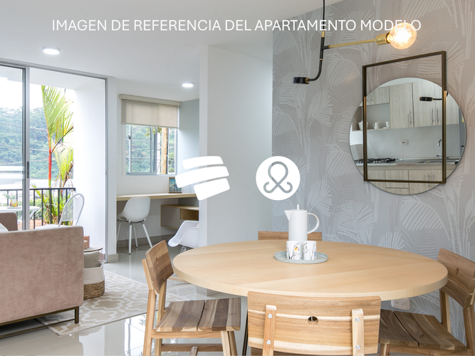 Apartamento de 2 alcobas en venta en La Estrella, 44 m² · foto 11 de 12
