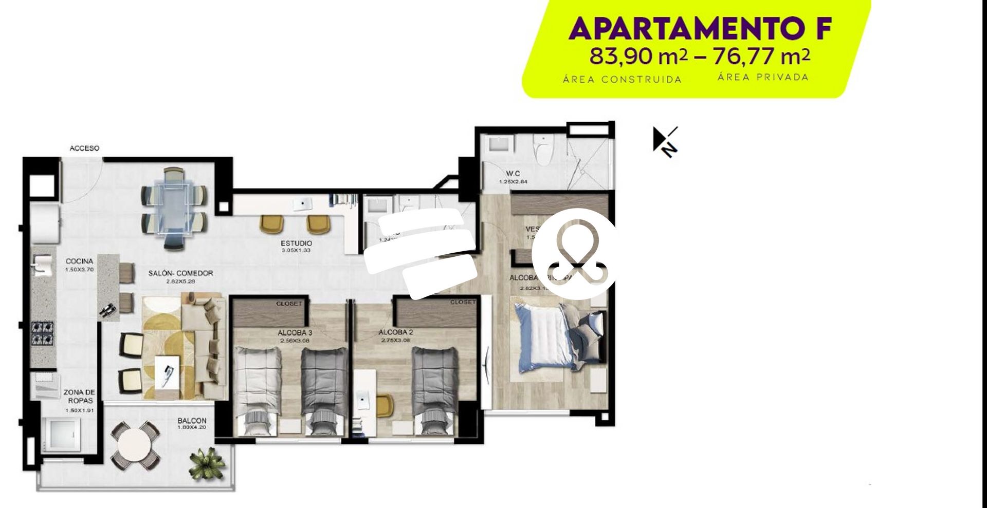 Apartamento en Venta en Las vegas, Envigado