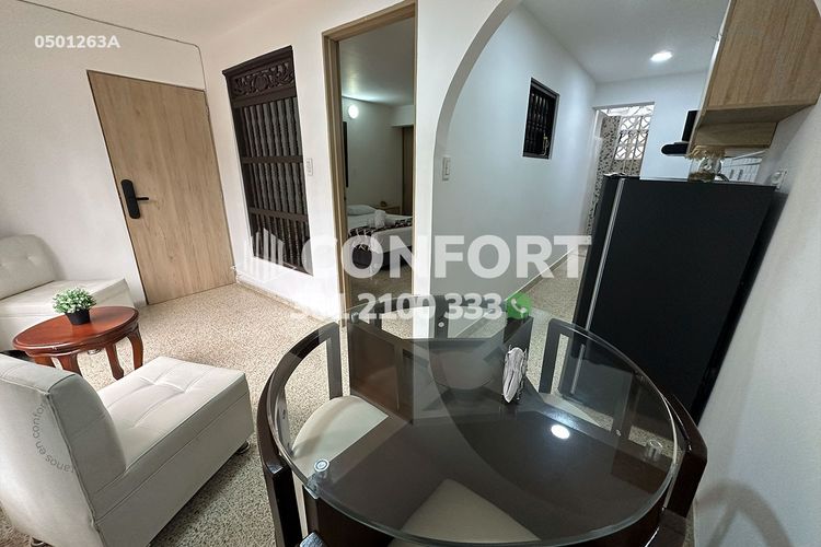 Apartamento de 1 alcoba en arriendo en Laureles, Medellín, 40 m² · foto 4 de 16