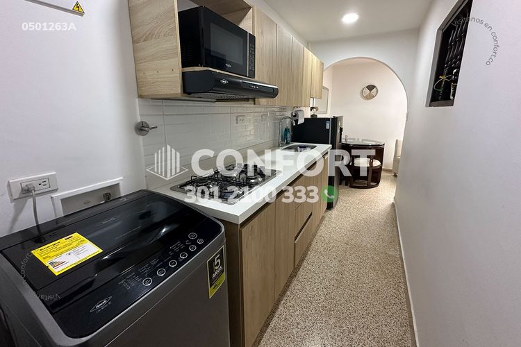 Apartamento de 1 alcoba en arriendo en Laureles, Medellín, 40 m² · foto 8 de 16