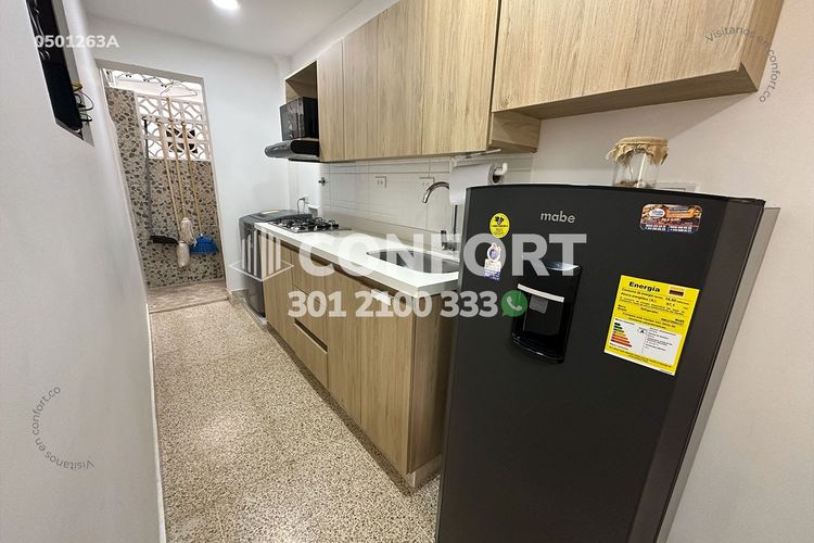 Apartamento de 1 alcoba en arriendo en Laureles, Medellín, 40 m² · foto 6 de 16