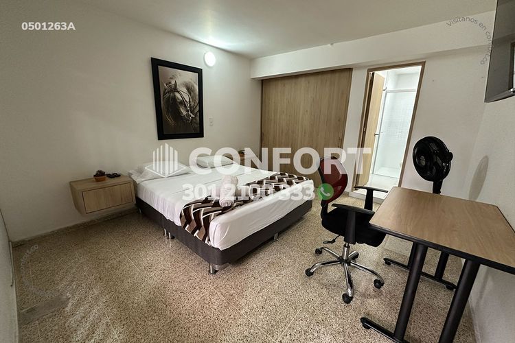 Apartamento de 1 alcoba en arriendo en Laureles, Medellín, 40 m² · foto 11 de 16