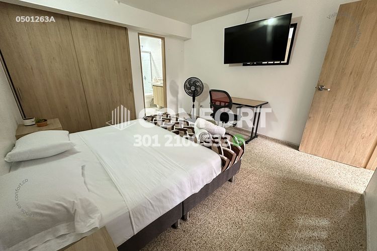 Apartamento de 1 alcoba en arriendo en Laureles, Medellín, 40 m² · foto 10 de 16