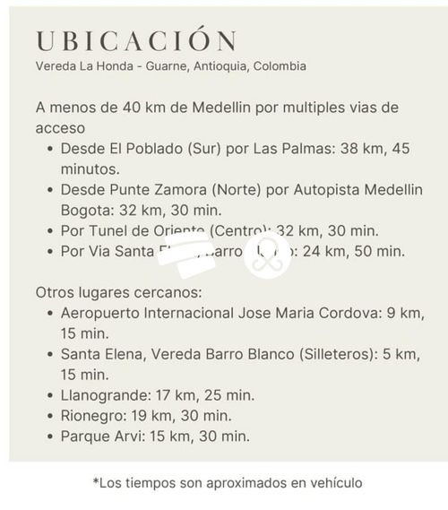 Lote en venta en Guarne, 10000 m² · foto 9 de 12
