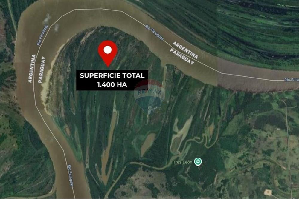 1.400 HECTÁREAS DE TERRENO CON SALIDA AL RÍO PARAGUAY EN PILAR EN VENTA