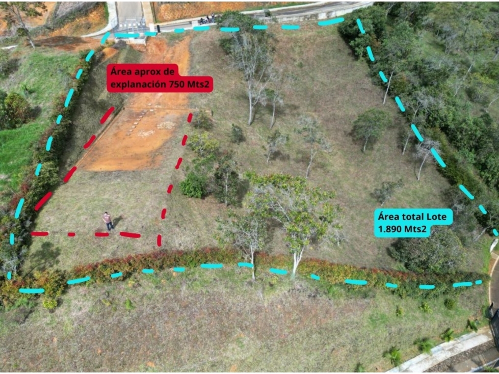Lote en venta en Monta�Ez, Guarne, 1865 m² · foto 3 de 4