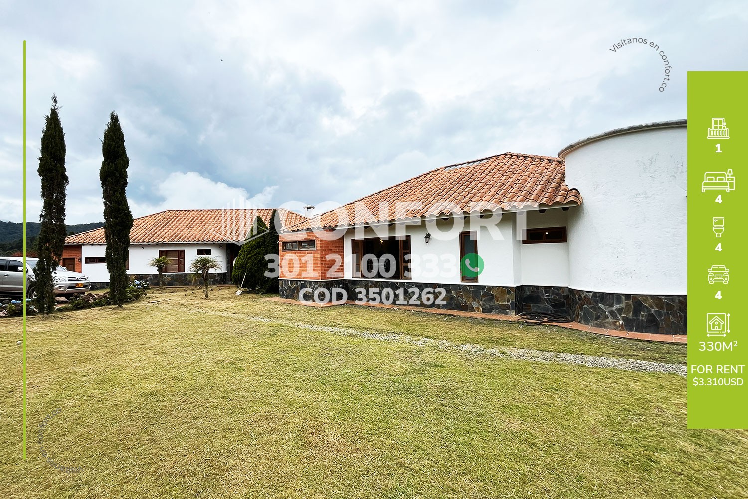 Casa en Arriendo en Loma del Escobero, Envigado