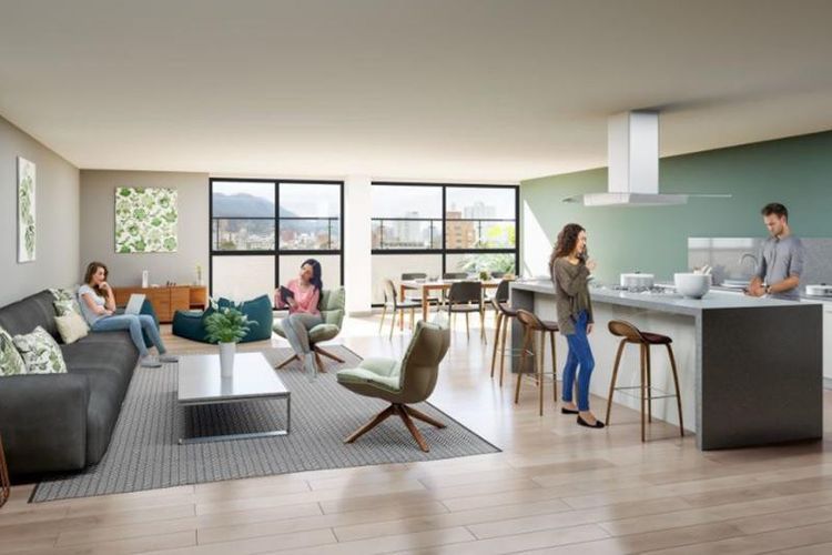 Apartamento de 3 alcobas en venta en La Cabrera, Bogotá, 119 m² · foto 5 de 7