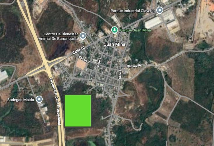 Lote en venta en Juan Mina, Barranquilla, 70000 m² · foto 2 de 5