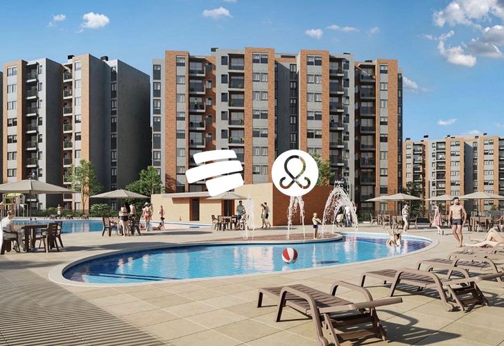 Apartamento de 2 alcobas en venta en Cuatro Esquinas, Rionegro, 49 m² · foto 2 de 20