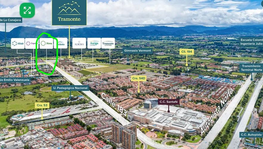 Apartamento de 2 alcobas en venta en San Jose De Bavaria, Bogotá, 42 m² · foto 3 de 6