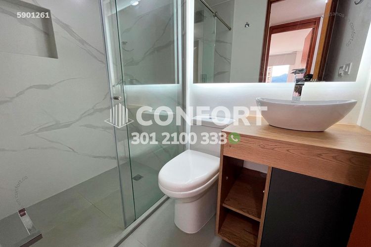 Apartamento de 3 alcobas en arriendo en Altos Del Poblado, Medellín, 100 m² · foto 5 de 24