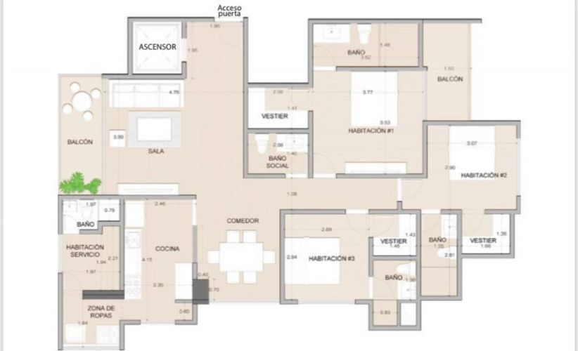 Oficina en arriendo en La Florida, Medellín, 132 m² · foto 12 de 15