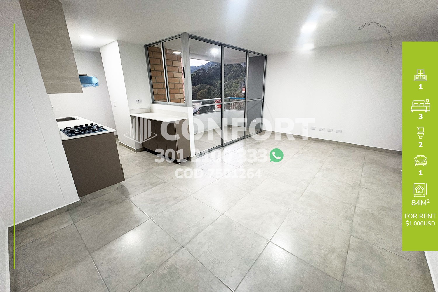 Apartamento en Arriendo en Loma de la Doctora, Sabaneta en Loma De La Doctora