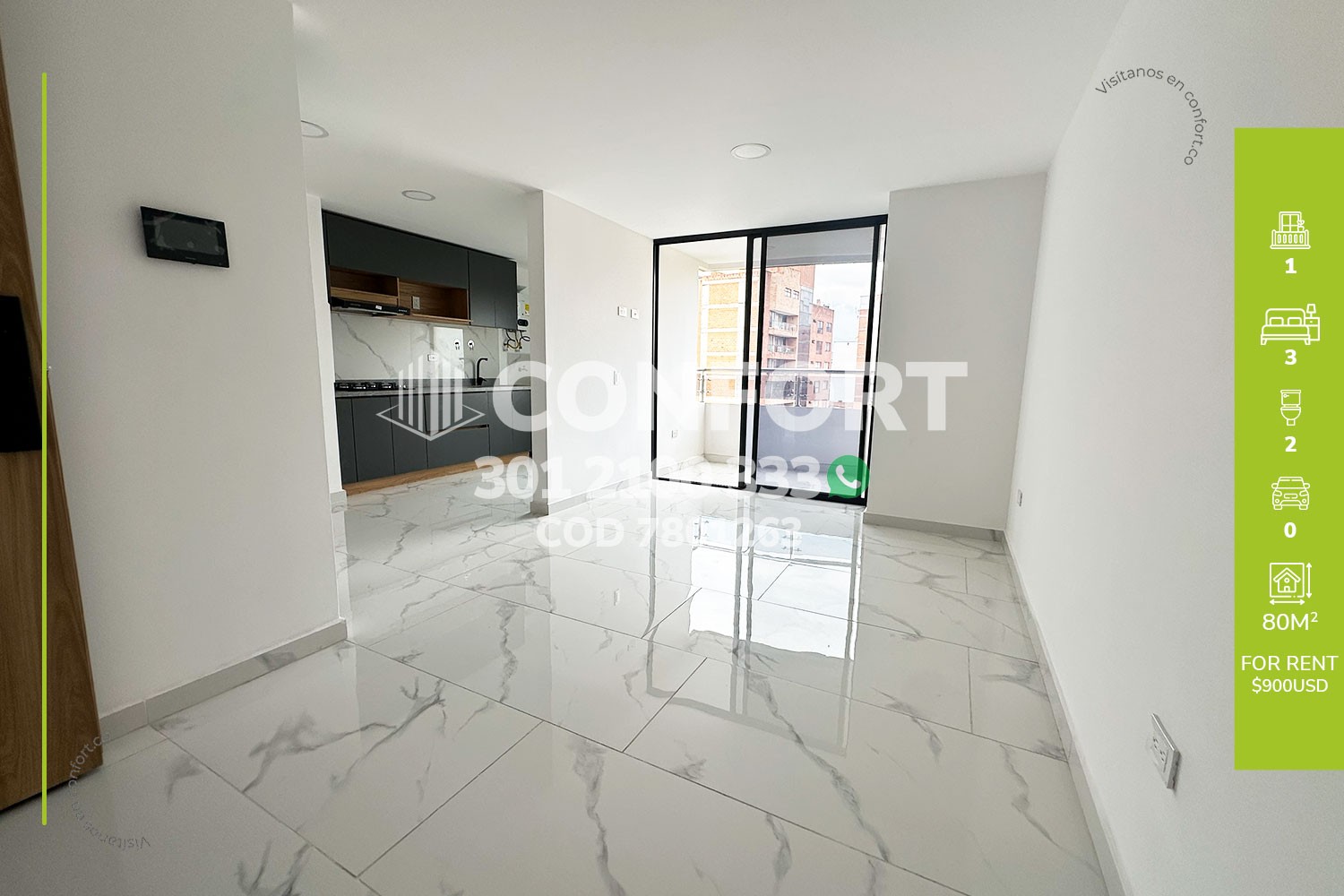 Apartamento en Arriendo en Conquistadores, Medellín