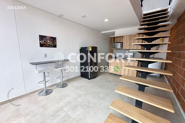 Apartamento de 1 alcoba en arriendo en Las Acacias, Medellín, 50 m² · foto 2 de 19
