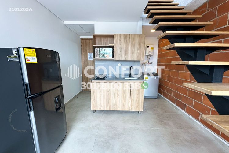 Apartamento de 1 alcoba en arriendo en Las Acacias, Medellín, 50 m² · foto 3 de 19