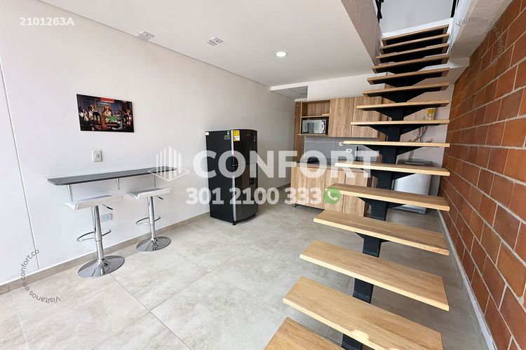 Apartamento de 1 alcoba en arriendo en Las Acacias, Medellín, 50 m² · foto 4 de 19