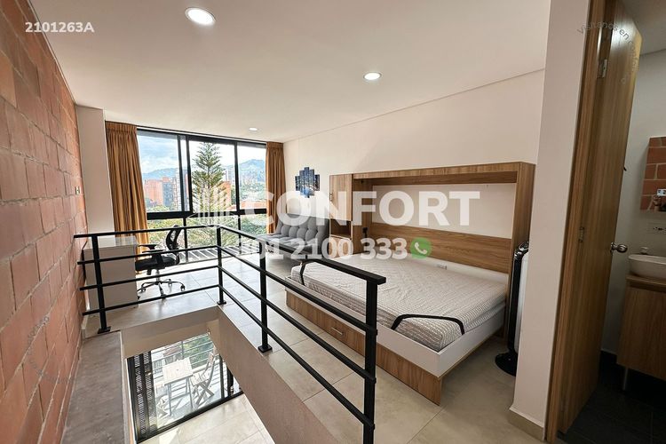 Apartamento de 1 alcoba en arriendo en Las Acacias, Medellín, 50 m² · foto 9 de 19