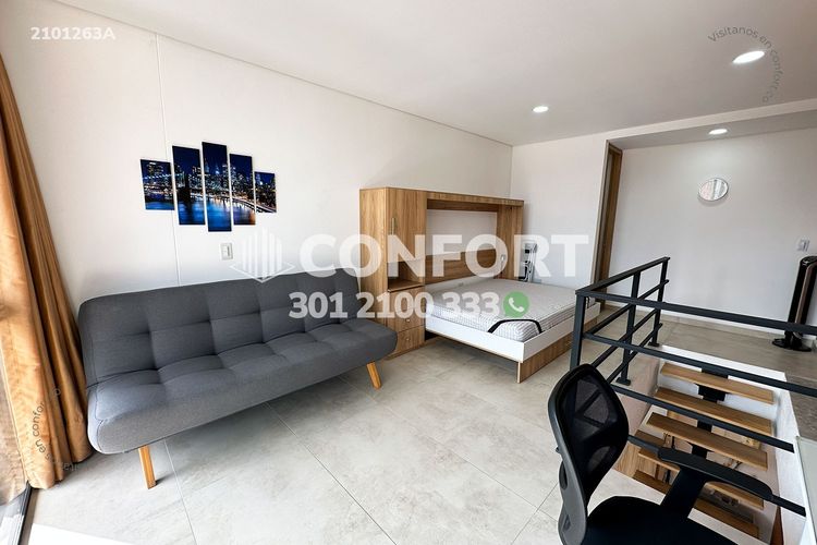 Apartamento de 1 alcoba en arriendo en Las Acacias, Medellín, 50 m² · foto 12 de 19