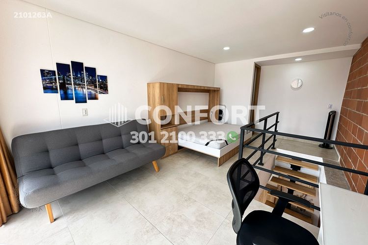 Apartamento de 1 alcoba en arriendo en Las Acacias, Medellín, 50 m² · foto 13 de 19